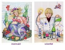 mermaid and scientist